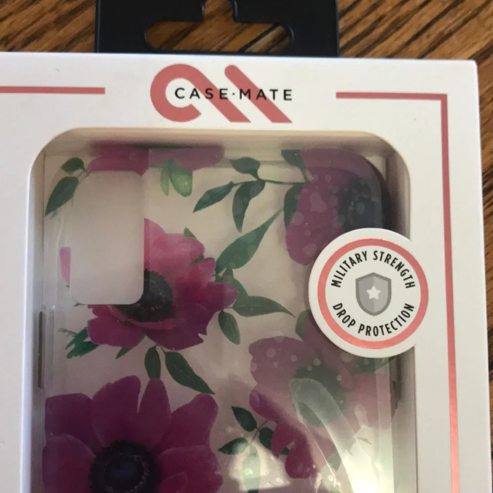Case-mate iPhone XS iPhone X flowers case